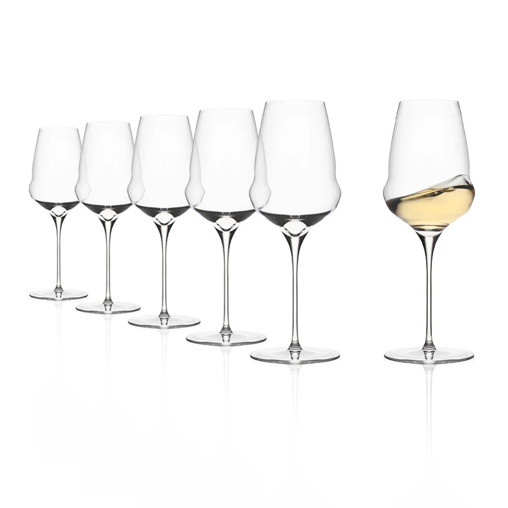 Copas Cocoon White Wine Cristal Stolzle x6 Unidades