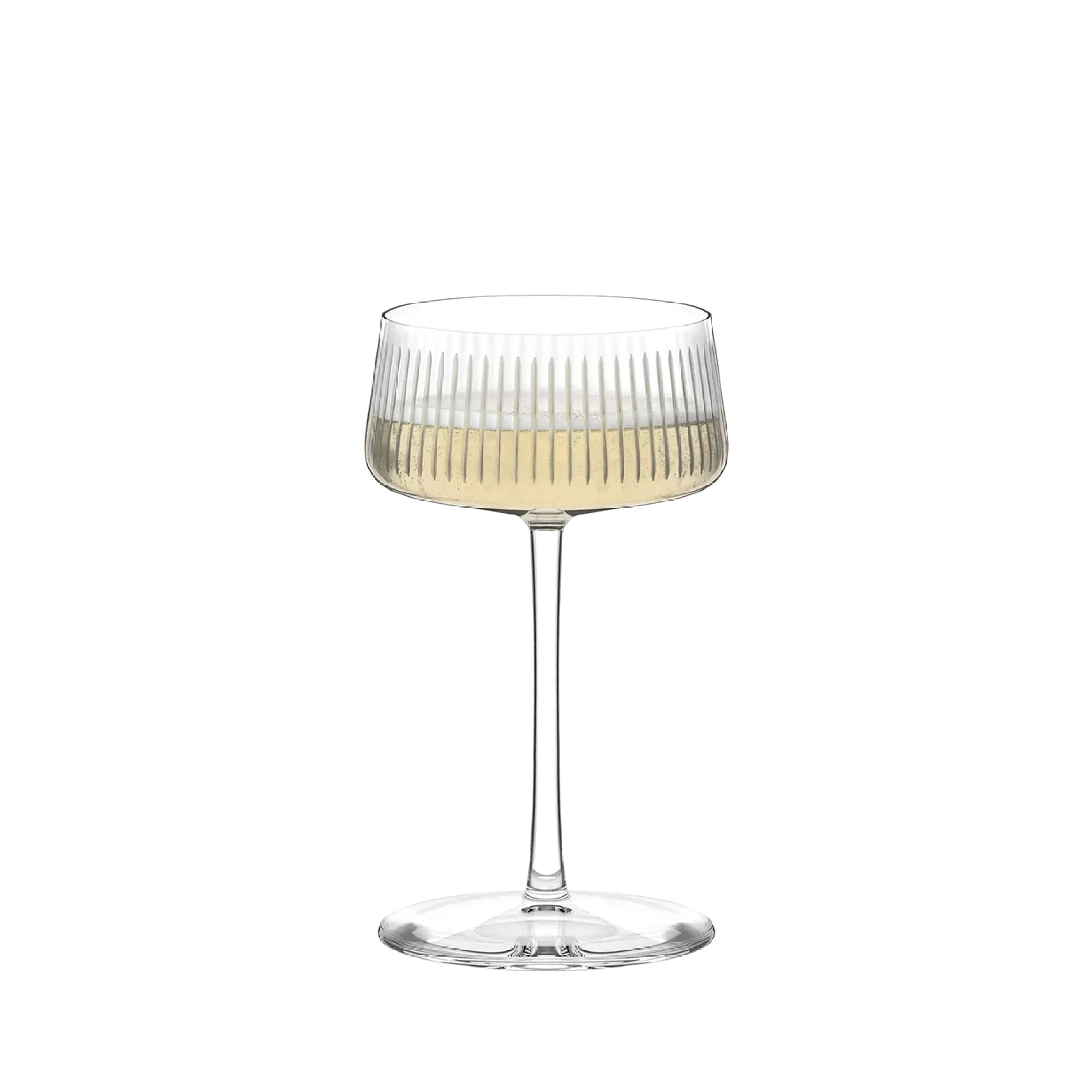 Copas New York Soho Bar Champagne Saucer Cristal Stolzle x6 Unidades