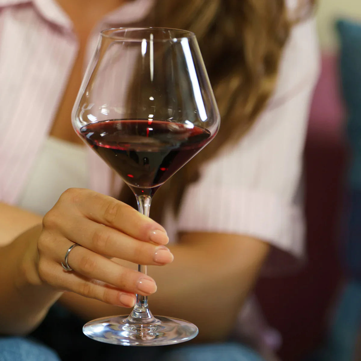 Copas Revolution Burgundy Cristal Stölzle 545ml x6 Unidades