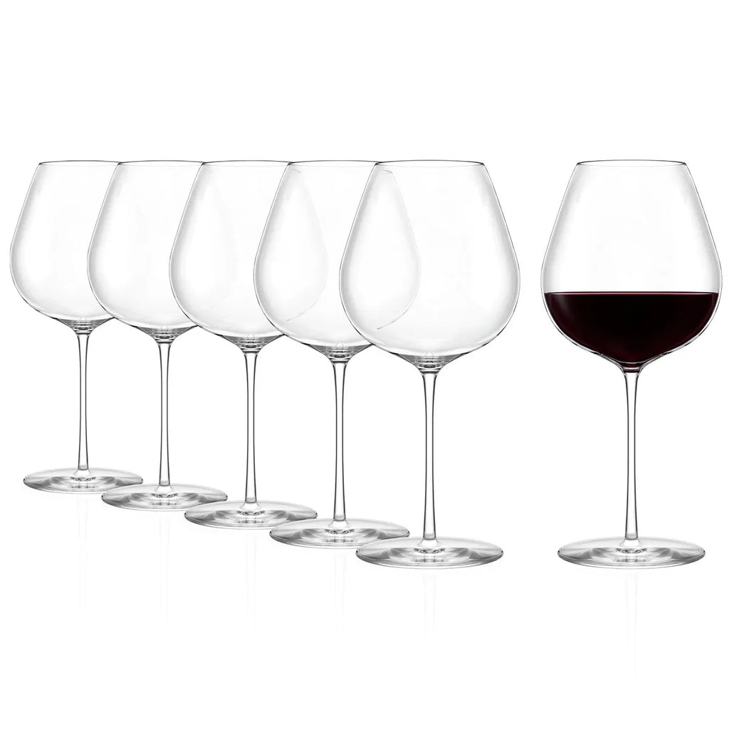 Copas Fino Burgundy Cristal Stölzle 800ml x6 Unidades