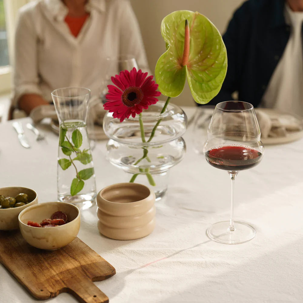 Copas Cocoon Burgundy Cristal Stolzle x6 Unidades